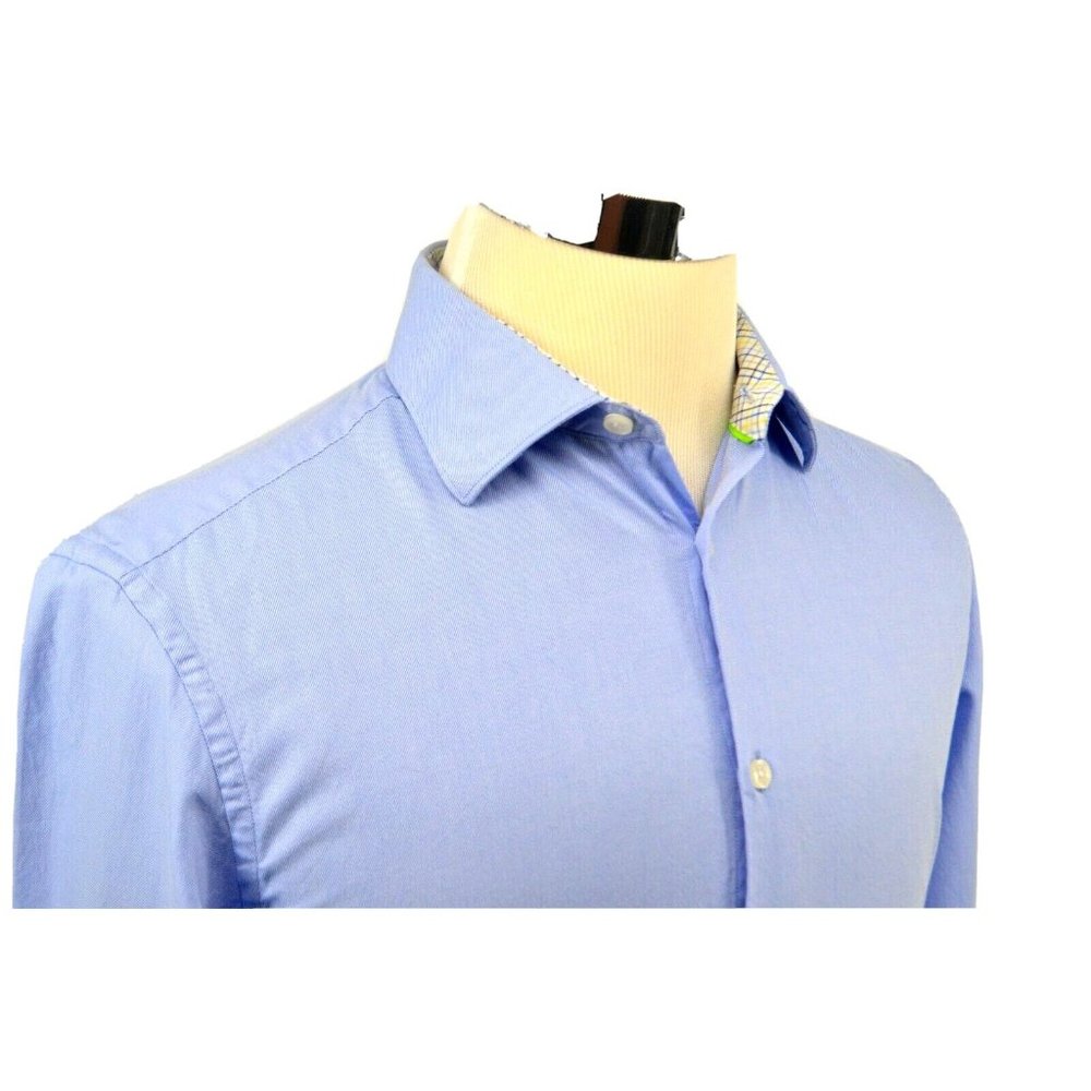 TATTERSALL London Men's Long‎ Sleeve Button Front Dress Shirt SIZE 15.5 (32/33)